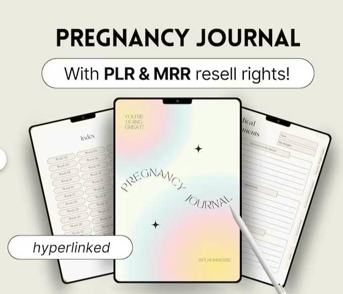 Jurnal Kehamilan -  Template Canva