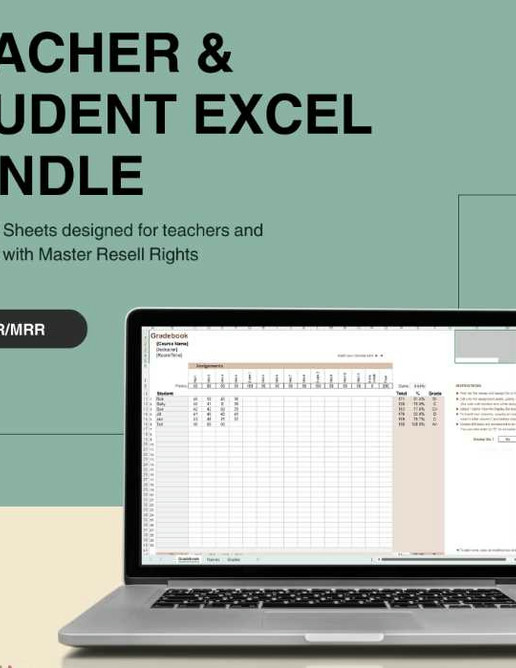 Excel Sheets Template for Teachers & Students