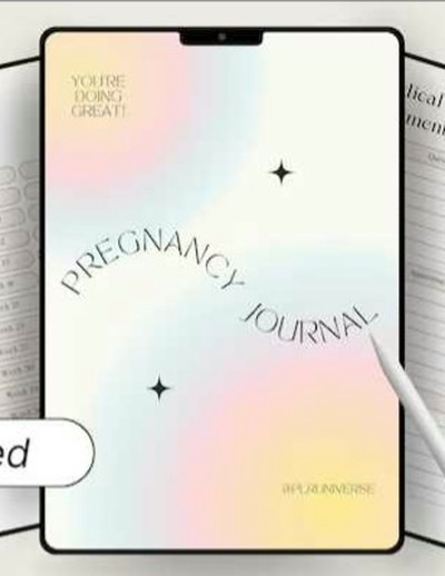 Jurnal Kehamilan -  Template Canva